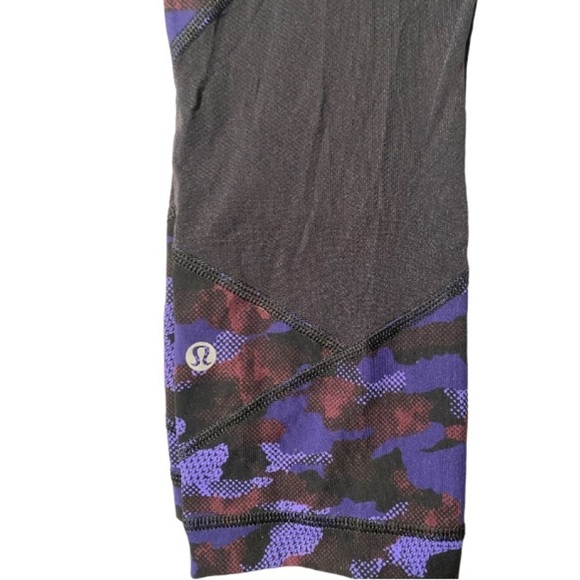 Lululemon Purple Camo Leggings EUC - Picture 7 of 10